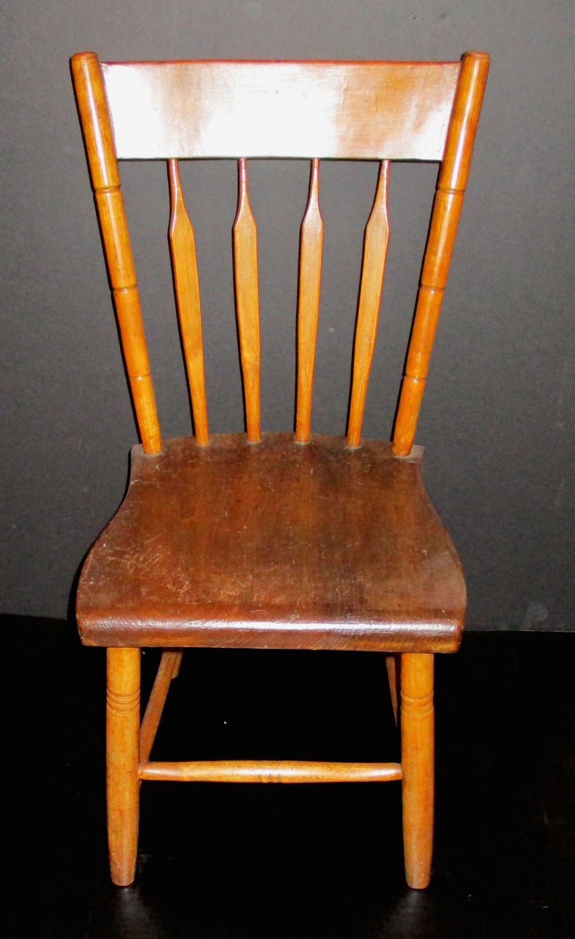 One of a Pair of 19th Century Arrow Back Chairs (Original Condition - We will restore to your specifications)
