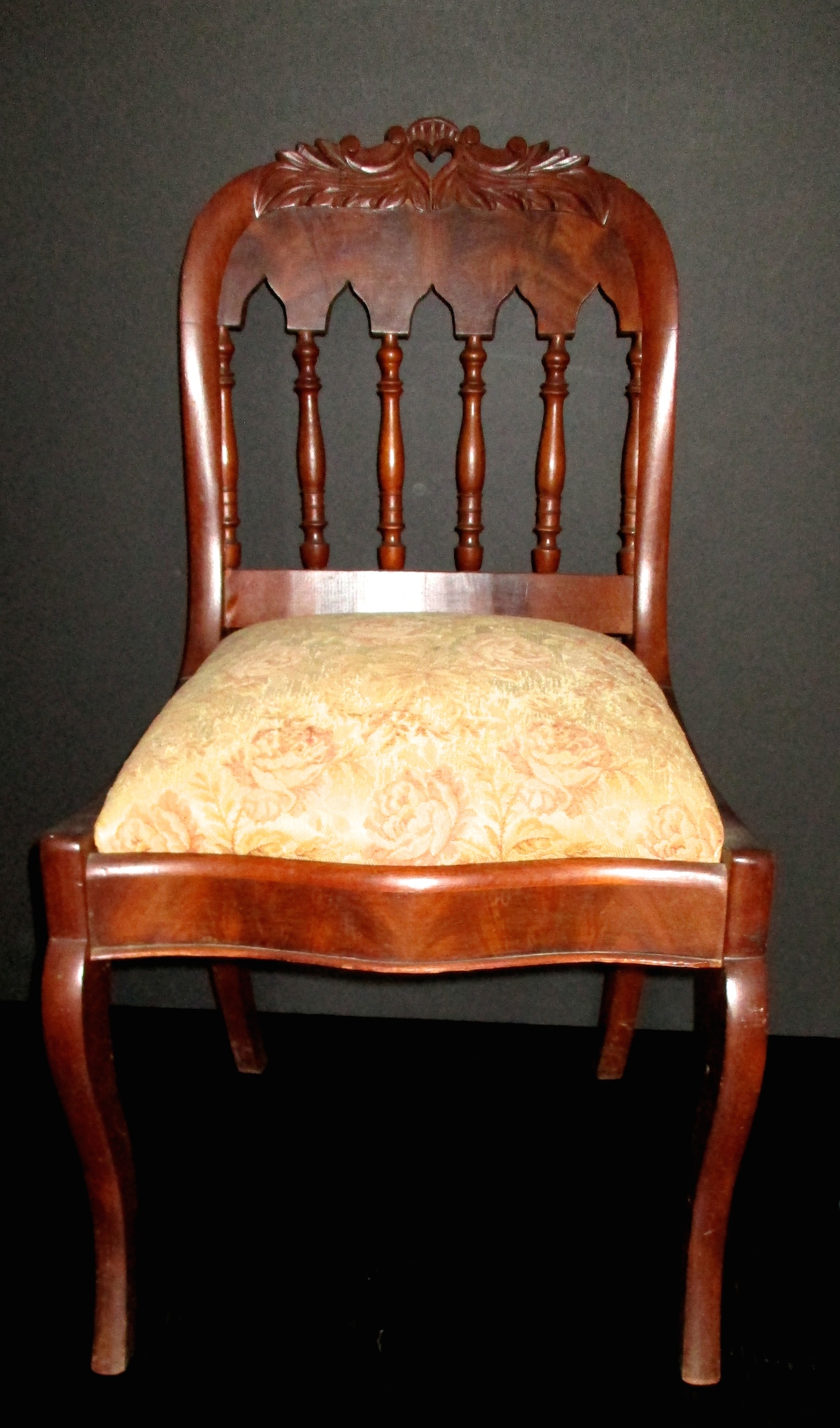 1 of 4 19th Century Mahogany Slip Seat Chairs (We can restore to customer's specifications)