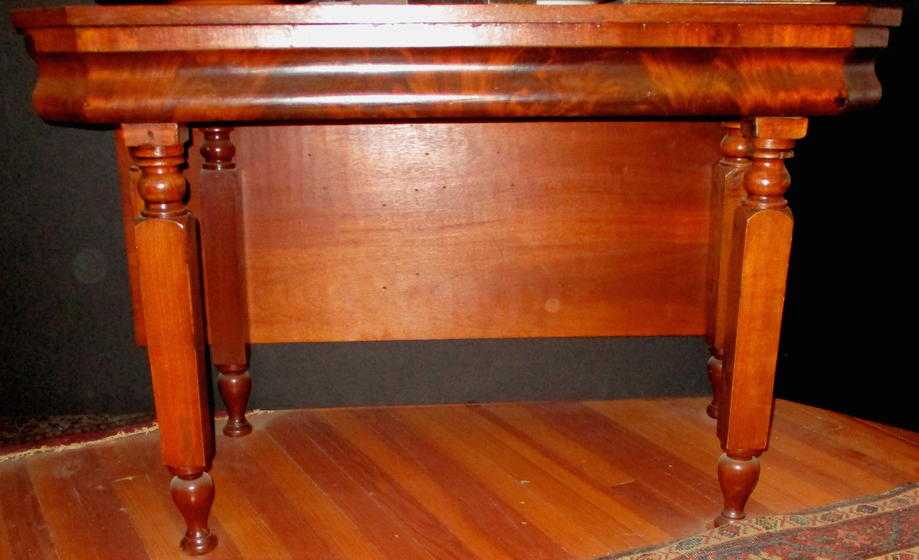 19th Century Mahogany Drop Leaf Table (Original Condition - We can restore to your specifications)
