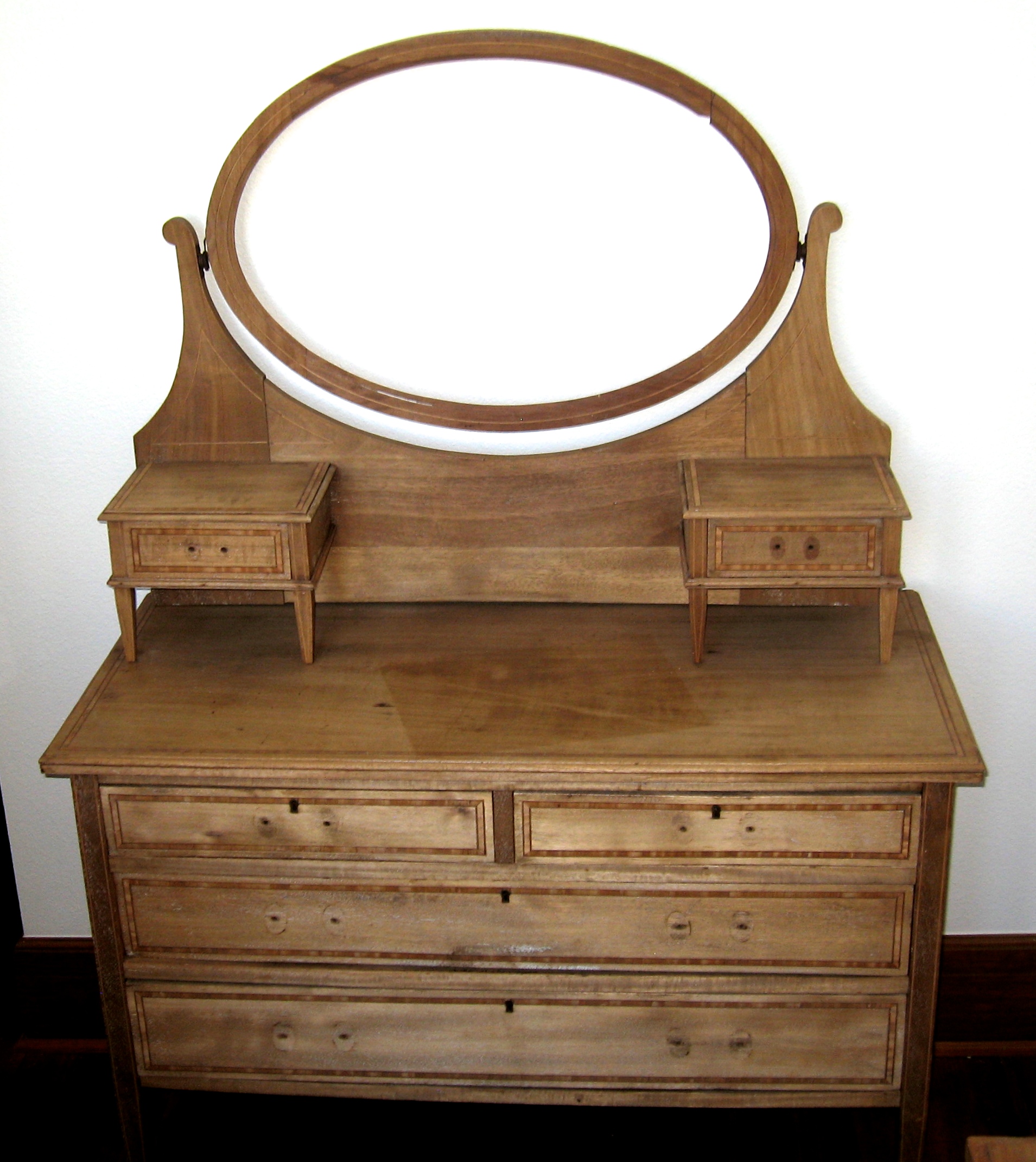 19th Century English 4-Drawer Dresser (Has been stripped & Ready to Re-finish) - (We Will Restore to Your Specifications)