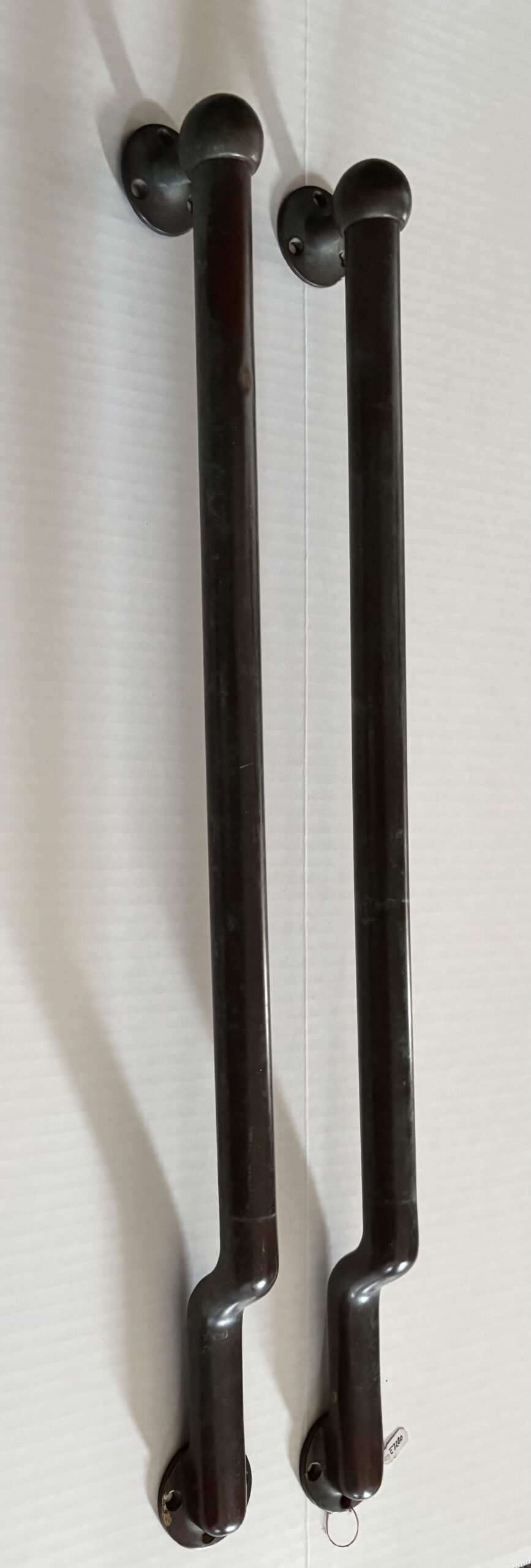 2 Bronze Handles w/As Found Patina - (26" L) (We Restore to Your Specifications)