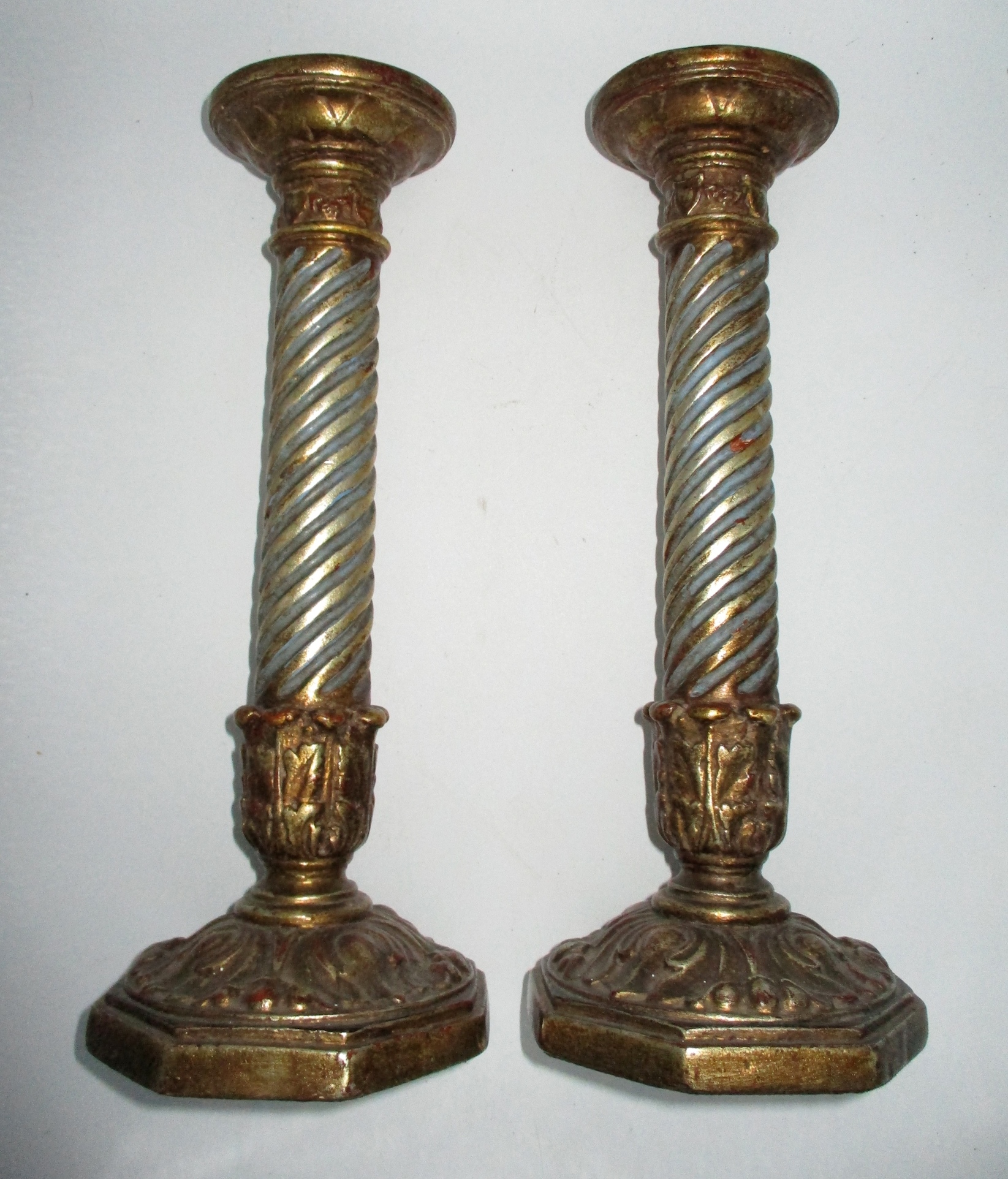 Pair of Borghese Candlesticks (13 1/2" H)