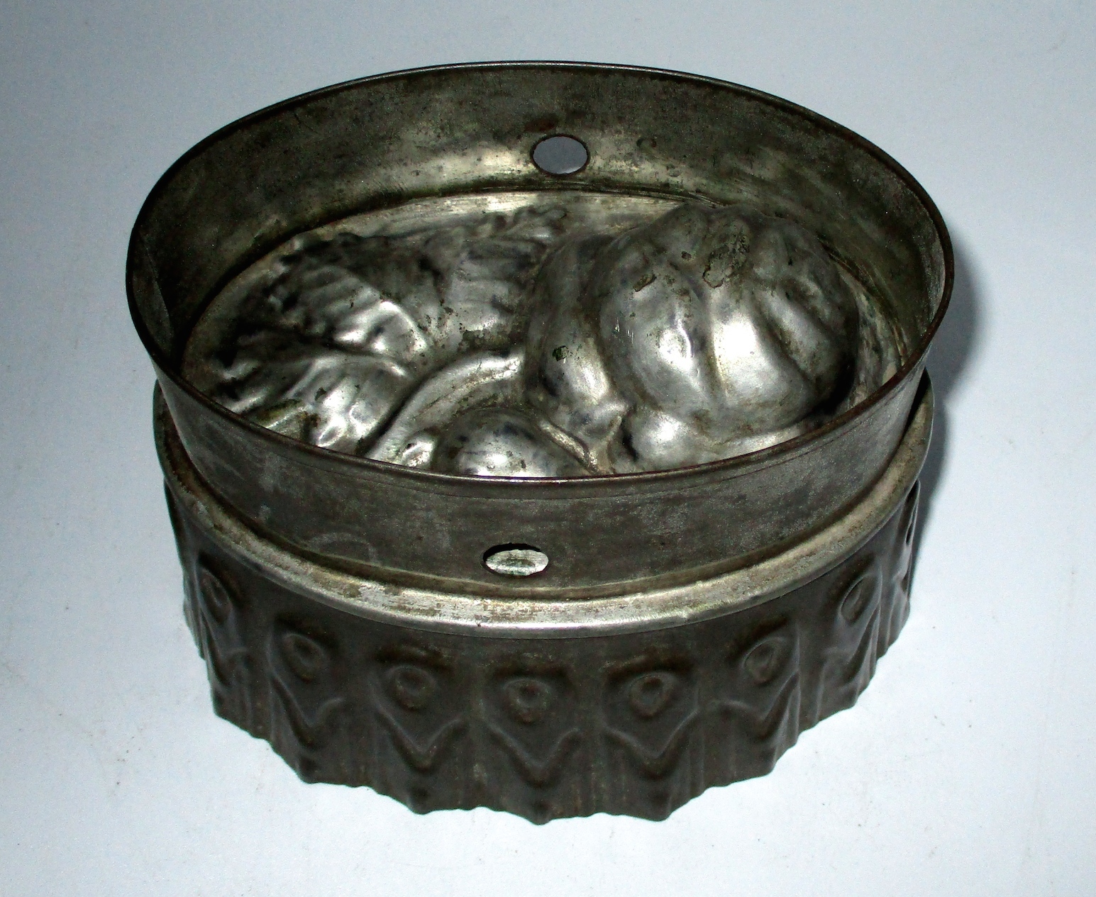 19th Century Food Mold w/Floral Motif