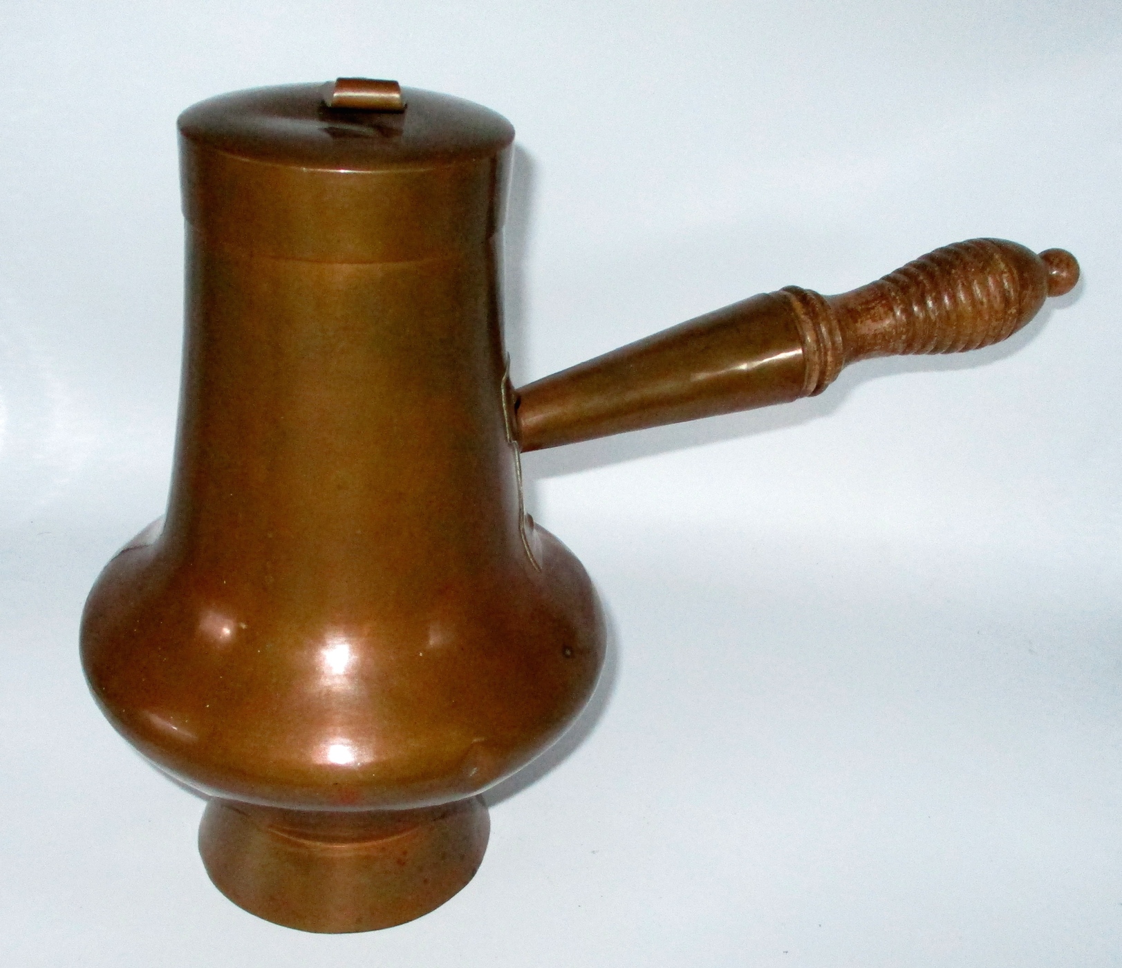 10" High Portuguese Copper Chocolate Pot (Francisco dos Santos - Caldeireiro (Coppersmith)