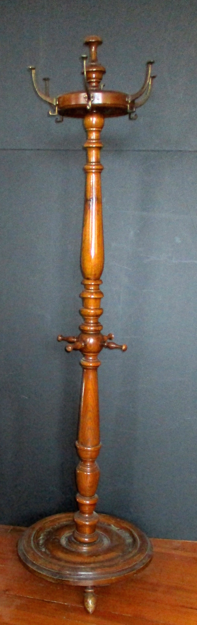 Maple Barbershop Hat Coat Stand (71" Tall x 21" Base)