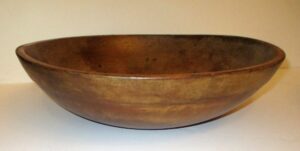 Hand-made Wooden Bowl (Slightly Oval - 17 1/2" Max)