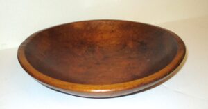 Hand-made Wooden Bowl (Slightly Oval 12" Max)