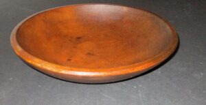 Hand-made Wooden Bowl (Slightly Oval- 10 1/2" Max)
