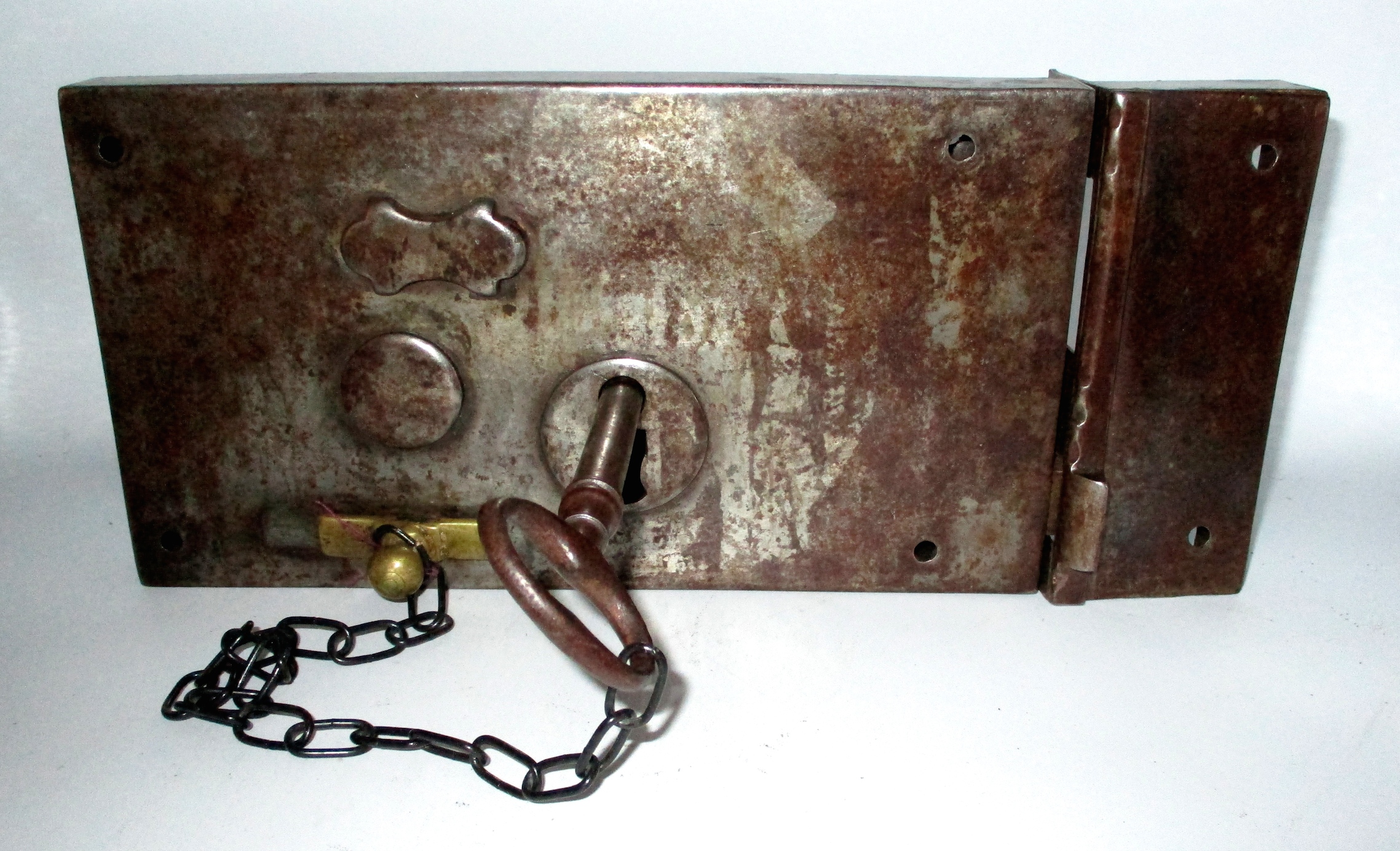19th Century Hand-made Jail House Lock & Key