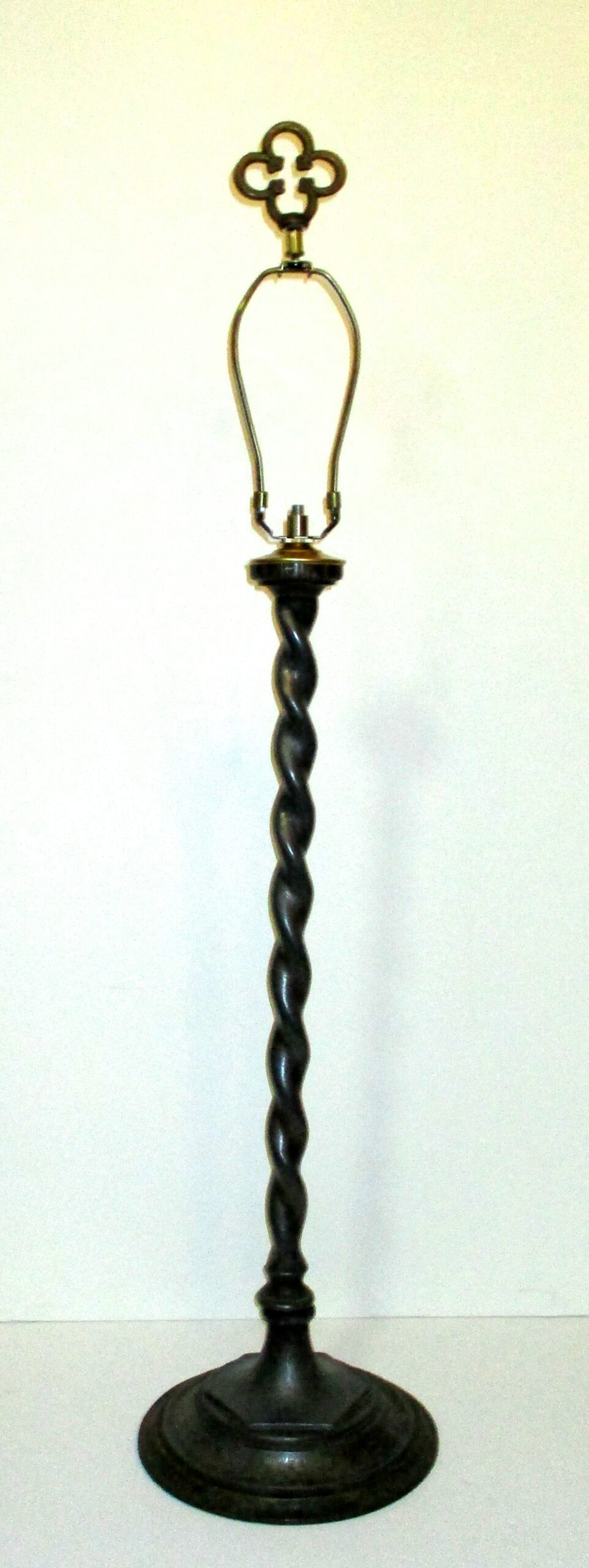 Oscar B. Bach Bronze Lamp Base(Engraved Signature on the Base) - (We Restore to Your Specifications)